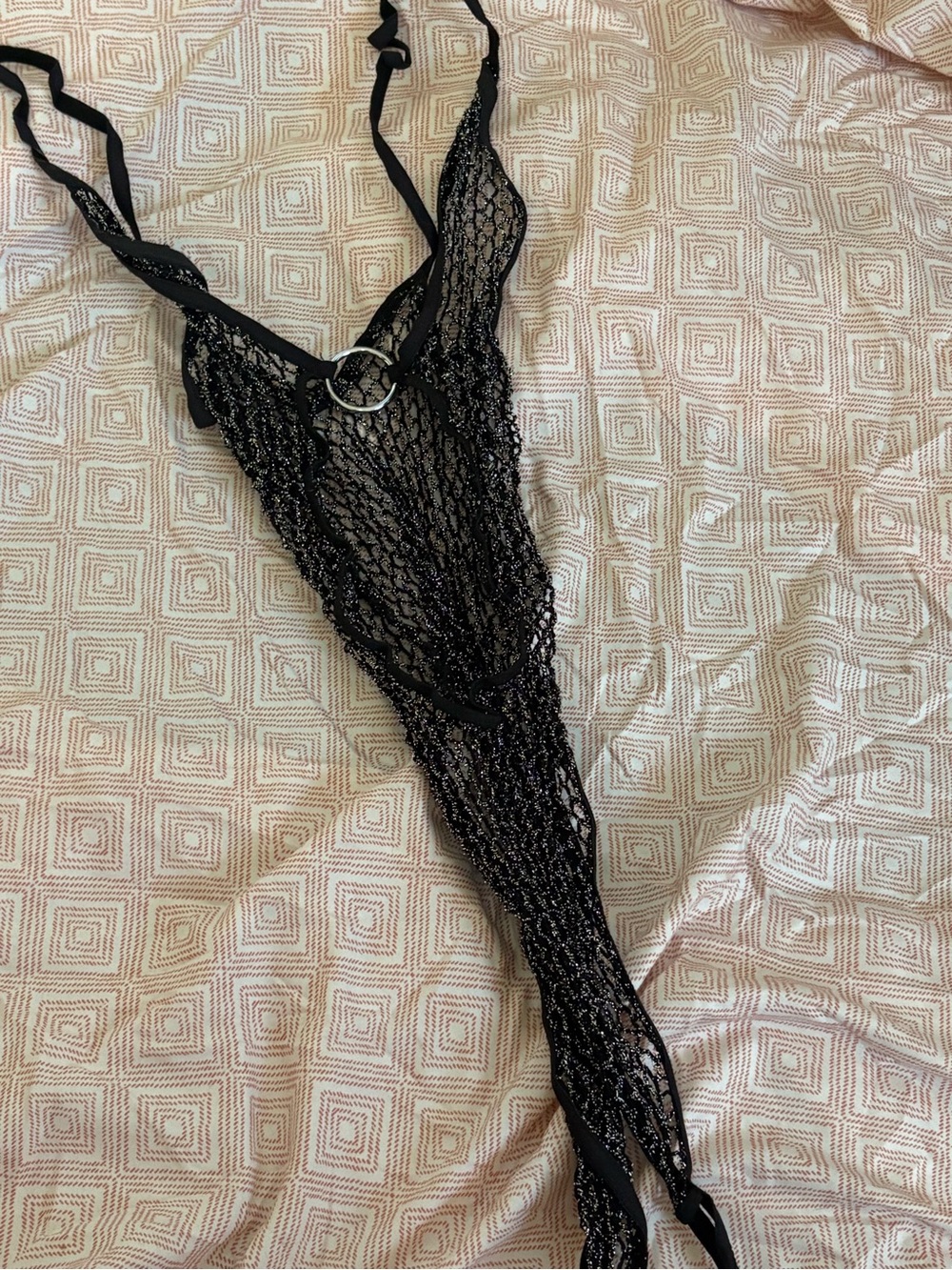 Open Fishnet One-Piece Dancewear